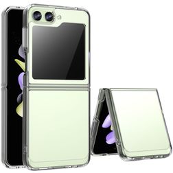 Mobigear Crystal Doorzichtig Samsung Galaxy Z Flip 5 Hoesje Hardcase Backcover - Transparant