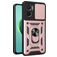 Mobigear Armor Ring Cam Slide Xiaomi Redmi 10 5G Hoesje Hardcase Backcover Shockproof met Ringhouder en Camera Slider - Roségoud