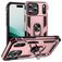 Mobigear Armor Ring iPhone 17 Pro Hoesje Hardcase Backcover Shockproof met Ringhouder - Roségoud