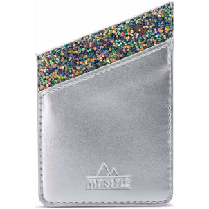 My Style Sticky Card Pasjeshouder - 2 Pasjes - Zilver