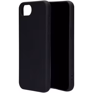 Mobiparts iPhone 16e Siliconen Hoesje Backcover - Zwart