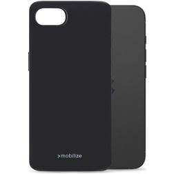 Mobilize Rubber Gelly iPhone 17e Hoesje Flexibel TPU Backcover - Zwart