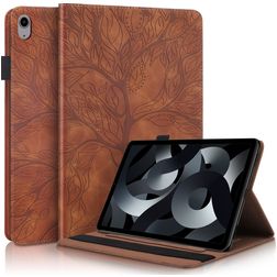 Mobigear Tree iPad 10 (2022) Hoes Bookcase + Stylus Houder - Bruin