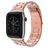 Mobigear Antwerp Stalen Apple Watch Bandje Vouwsluiting - 42/41/40/38 mm - Roségoud