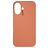 Nudient Base iPhone 16 Plus Siliconen Hoesje Backcover - Peach Orange