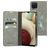 Mobiparts Classic Wallet Samsung Galaxy A12 Hoesje Bookcase Portemonnee - Granite Grey
