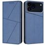 Mobigear Frosted Flip iPhone 17 Pro Max Hoesje Bookcase Portemonnee - Blauw