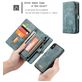 Caseme 008 iPhone XS Hoesje Uitneembare 2in1 Bookcase Portemonnee - Blauw
