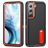 Mobigear Rugged Stand Samsung Galaxy S23 Plus Hoesje Hardcase Backcover Shockproof met Standaard - Zwart