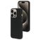 Mobiparts iPhone 15 Pro Siliconen Hoesje Backcover - Zwart