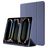 Mobigear Tri-Fold Gel iPad Pro 13 Inch (2025) Hoes TPU,Kunstleer Bookcase + Stylus Houder - Paars