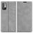 Mobigear Retro Slim POCO M3 Pro Hoesje Bookcase Portemonnee - Grijs