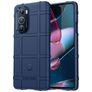 Mobigear Rugged Shield Motorola Edge X30 Hoesje Flexibel TPU Backcover Shockproof - Blauw