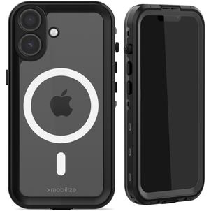 Mobilize Waterproof iPhone 17 Waterdicht MagSafe Hoesje Hardcase Backcover - Zwart