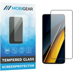 Mobigear Premium POCO X6 Pro Glazen Screenprotector - Case Friendly - Zwart