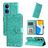 Mobigear Sunflower HONOR X7 Hoesje Bookcase Portemonnee - Groen