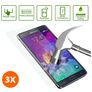 Mobigear Samsung Galaxy Note 4 Glazen Screenprotector - Case Friendly (3-Pack)