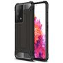 Mobigear Outdoor Samsung Galaxy S21 Ultra Hoesje Hardcase Backcover Shockproof - Zwart