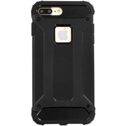 Mobiparts Rugged Shield iPhone 8 Plus Hoesje Hardcase Backcover Shockproof - Zwart