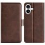 Mobigear Slim Magnet iPhone 17 Hoesje Bookcase Portemonnee - Bruin