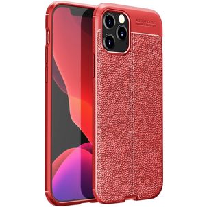 Mobigear Luxury iPhone 12 Pro Max Hoesje Flexibel TPU Backcover - Rood