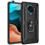 Mobigear Armor Ring POCO F2 Pro Hoesje Hardcase Backcover Shockproof met Ringhouder - Zwart