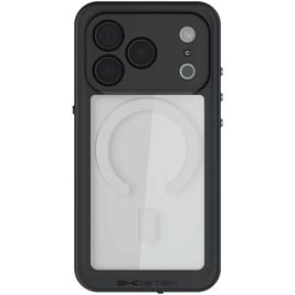 Ghostek Nautical Slim Doorzichtig iPhone 17 Pro Max Waterdicht MagSafe Hoesje Hardcase Backcover Shockproof - Transparant