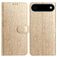 Mobigear Flowers iPhone Air Hoesje Bookcase Portemonnee - Goud