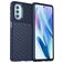 Mobigear Groove Motorola Moto G51 5G Hoesje Flexibel TPU Backcover - Blauw
