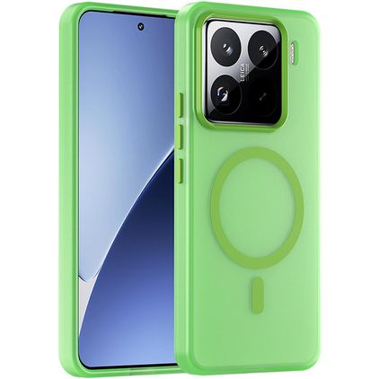 Mobigear Shockproof Xiaomi 15 Pro MagSafe Hoesje Hardcase Backcover - Groen