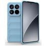 Mobigear Bumpy Xiaomi 15 Pro Hoesje Flexibel TPU Backcover - Blauw