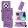 Mobigear Sunflower Xiaomi Redmi 14C Hoesje Bookcase Portemonnee - Paars