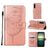 Mobigear Butterfly Sony Xperia 1 IV Hoesje Bookcase Portemonnee - Roségoud