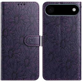 Mobigear Flowers iPhone Air Hoesje Bookcase Portemonnee - Paars