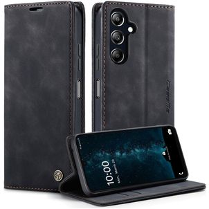 CaseMe 013 Samsung Galaxy A16 Hoesje Bookcase Portemonnee - Zwart