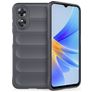 Mobigear Bumpy OPPO A17 Hoesje Flexibel TPU Backcover - Antraciet