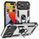 Mobigear Armor Ring iPhone 17 Pro Max Hoesje Hardcase Backcover Shockproof met Ringhouder - Zilver