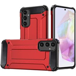 Mobigear Outdoor Samsung Galaxy A16 Hoesje Hardcase Backcover Shockproof - Rood