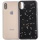 Mobigear Glitter iPhone XS Max Hoesje Hardcase Backcover - Zwart