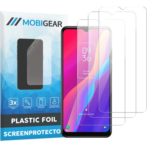 Mobigear TCL 30E Screenprotector Folie - Case Friendly (3-Pack)