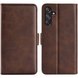 Mobigear Slim Magnet Samsung Galaxy M55 Hoesje Bookcase Portemonnee - Bruin