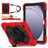 Mobigear SureGrip Xtreme Samsung Galaxy Tab A9 Plus (2023) Hoes Hard kunststof / Siliconen Backcover + Schouderband + Standaard - Rood