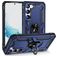 Mobigear Armor Ring Samsung Galaxy S23 Hoesje Hardcase Backcover Shockproof met Ringhouder - Blauw