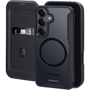 Mobiparts Shield Line Samsung Galaxy S26 MagSafe Hoesje Bookcase - Zwart