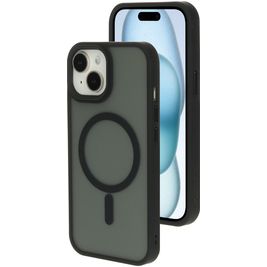 Mobiparts Hardcover iPhone 15 MagSafe Hoesje Hardcase Backcover - Satin Black