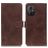 Mobigear Croco POCO M5 Hoesje Bookcase Portemonnee - Bruin