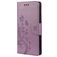 Mobigear Flowers Samsung Galaxy A33 Hoesje Bookcase Portemonnee - Paars