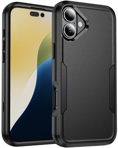 Mobigear Ultra Tough iPhone 17 Hoesje Hardcase Backcover Shockproof - Zwart