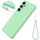 Mobigear Rubber Touch Samsung Galaxy S25 FE Siliconen Hoesje Backcover - Groen