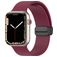Mobigear Sport Mag Siliconen Apple Watch Bandje Magneetsluiting - 42/41/40/38 mm - Bordeaux Rood